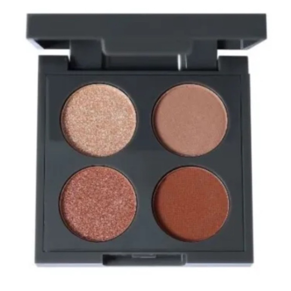 KAB Cosmetics NAKED Eyeshadow Quad TRAVEL mini palette earth tone glam NEW spice